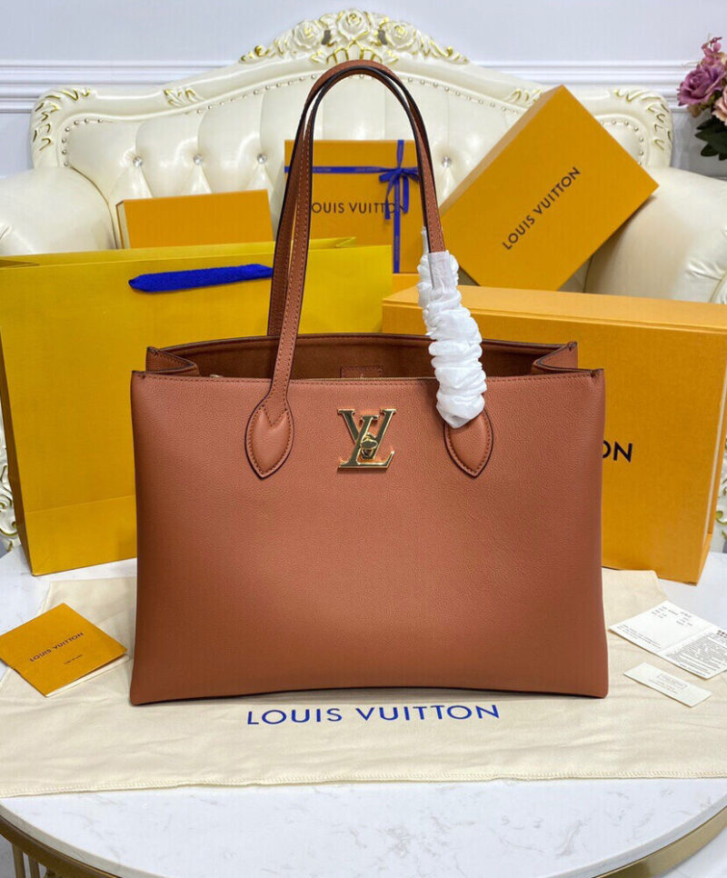 Louis Vuitton Lockme Shopper M58927 Coffee